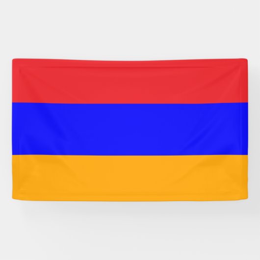 Armenian Flag Celebration Party Event Décor Banner (Horizontal)