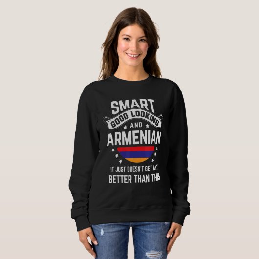 Armenian Flag Native Pride Armenia Armenian Roots Sweatshirt (Vorne ganz)