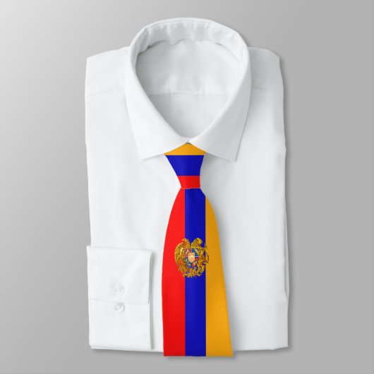 Armenian Flag Neck Tie Krawatte (Gebunden)