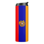 Armenian Flag Thermal Tumbler Thermosbecher (Nach links gedreht)