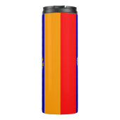 Armenian Flag Thermal Tumbler Thermosbecher (Rückseite)
