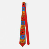 Armenian Folk Art Neck Tie Krawatte (Vorderseite)