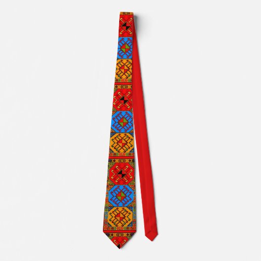 Armenian Folk Art Neck Tie Krawatte (Vorderseite)