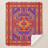 Armenian Folk Art Sherpa Blanket Sherpadecke (Vorderseite)