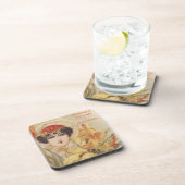 Armenian Frohe Weihnachts-Untersetzer Getränkeuntersetzer (Rechte Seite)