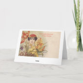 Armenian Frohe Weihnachtsgrüßkarte Karte (Rückseite)