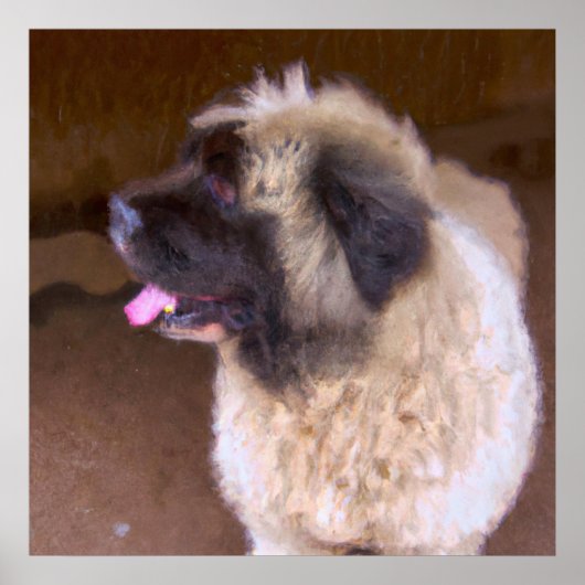 Armenian Gampr - Dog Portrait Poster (Vorne)