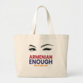 Armenian genügend Taschen-Tasche Jumbo Stoffbeutel (Vorne)