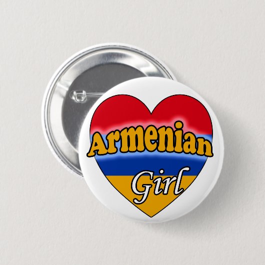 Armenian Girl Button (Vorne & Hinten)