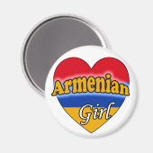 Armenian Girl Magnet (Vorderseite/Rückseite)