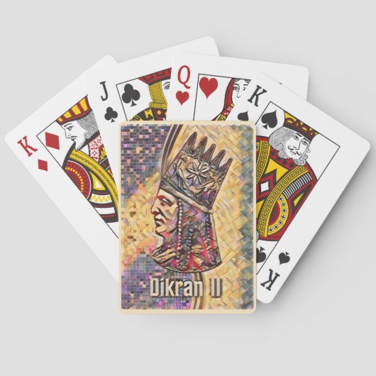 Armenian King Dikran II Classic Playing Cards Spielkarten (Rückseite)