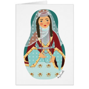 Armenian Matryoshka Card