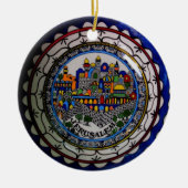 Armenian Painted Plate Ornament (Vorne)