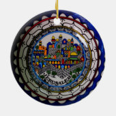 Armenian Painted Plate Ornament (Hinten)