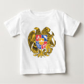Armeniemblem Baby T-shirt (Vorderseite)