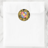 Armeniemblem Runder Aufkleber (Tasche)