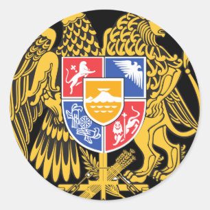 Armeniemblem Runder Aufkleber
