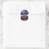 Armenien Armenisch Australisch Australien Tree Roo Runder Aufkleber (Tasche)