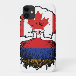 Armenien-Armenisch-Kanadische Baumrottflagge Kanad Case-Mate iPhone Hülle