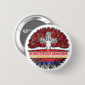 Armenien Armenisch Schweizer Schweiz Baum Wurzel Button (Vorne & Hinten)