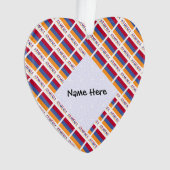 Armenien - Armenische Fahne gezähmt Schwarze Perso Ornament (Vorderseite)