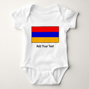 Armenien - armenische Flagge Baby Strampler