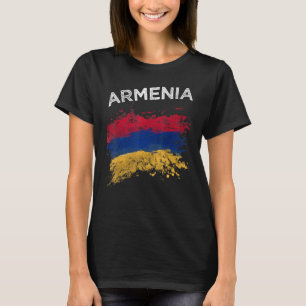 Armenien Armenische Flagge Nationales Flaggenstaat T-Shirt