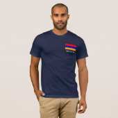 Armenien - armenische Flagge T-Shirt (Vorne ganz)