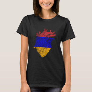 Armenien Armenischer Stolz Armenien-Flagge Herz Ar T-Shirt