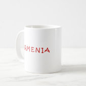 Armenien, armenisches Design Kaffeetasse (Vorderseite Links)