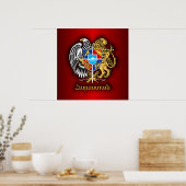Armenien COA 2 Poster (Küche)