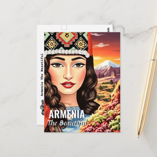 Armenien - Die schöne Postkarte (Vorderseite/Rückseite Beispiel)