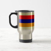 Armenien: Fahne der armenischen Kaffee-Tasse Reisebecher (Links)