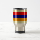 Armenien: Fahne der armenischen Kaffee-Tasse Reisebecher (Mittel)