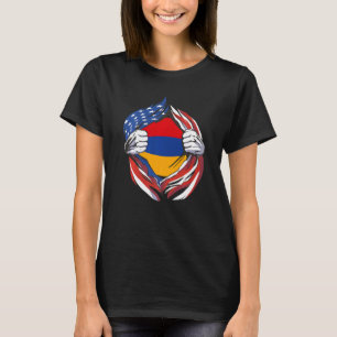 Armenien Flag amerikanischer Stolz auf meinen arme T-Shirt
