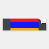 Armenien-Flagge Autoaufkleber (Vorne)