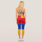 Armenien-Flagge Capri Leggings (Rückseite)