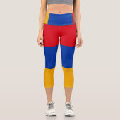 Armenien-Flagge Capri Leggings (Vorderseite)