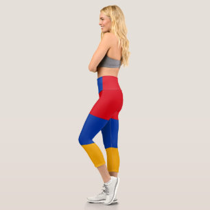 Armenien-Flagge Capri Leggings