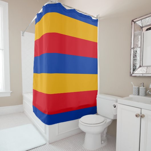 Armenien-Flagge Duschvorhang (Beispiel)