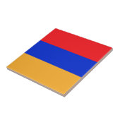 Armenien-Flagge Fliese (Seite)
