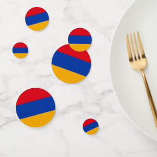 Armenien-Flagge Konfetti