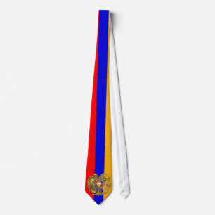 Armenien-Flagge Krawatte