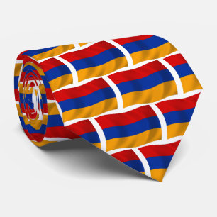 Armenien Flagge Krawatte