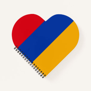 Armenien-Flagge Notizblock