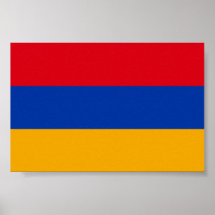 Armenien-Flagge Poster