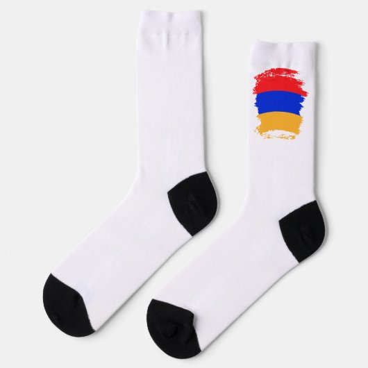 Armenien-Flagge Socken (Linkes Detail)