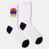 Armenien-Flagge Socken (Rechts)