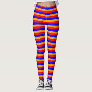 Armenien Flagge Streifen Land Muster Symbol rot bl Leggings