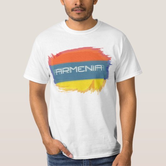 Armenien-Flagge T-Shirt (Vorderseite)